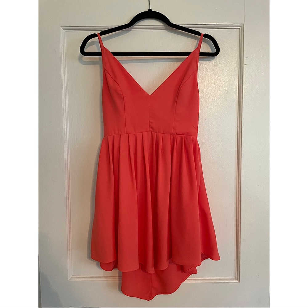 Coral Mini Dress Size M